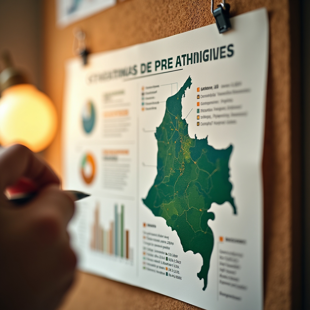 Colombian department economic data visualization